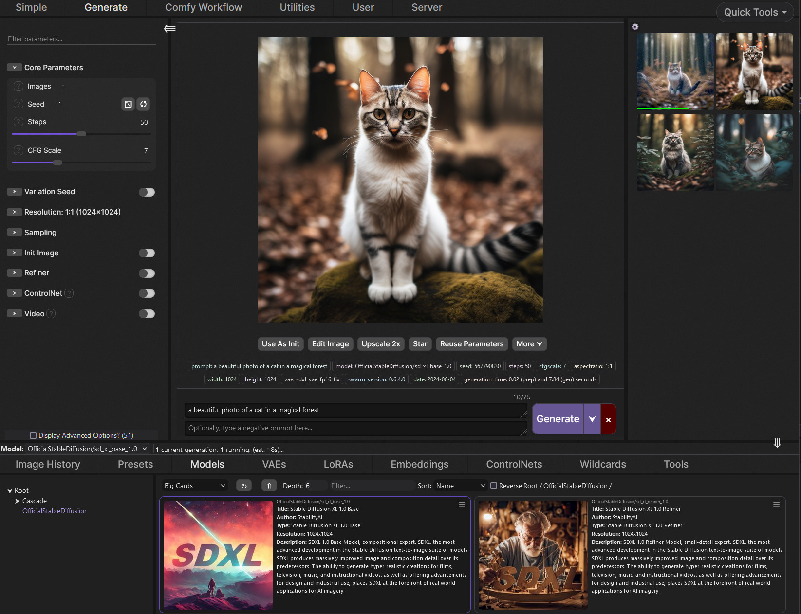 StableSwarmUI – Modular Web Interface for Stable Diffusion