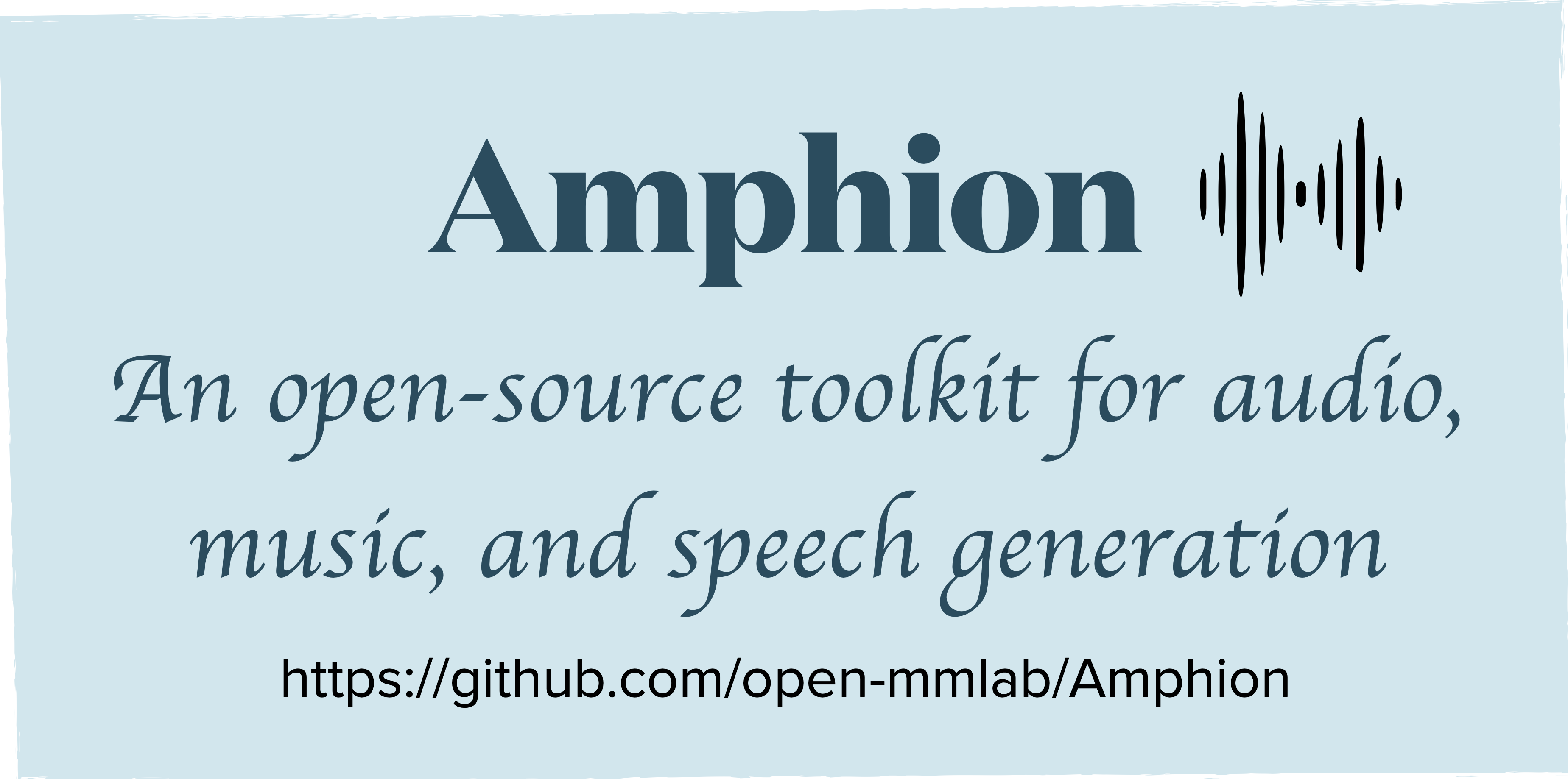 Amphion: Real-Time Audio Generation Toolkit by OpenMMLab